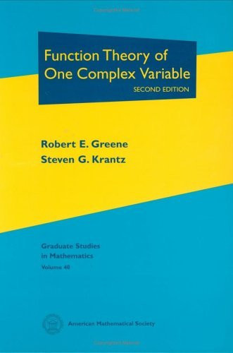 Function Theory Of One Complex Variable