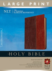 Premium Slimline Reference Bible NLT Large Print TuTone