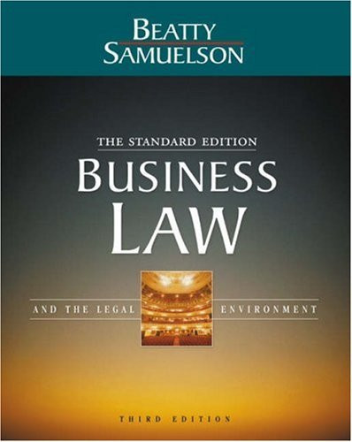Business Law And The Legal Environment
