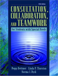 Consultation Collaboration And Teamwork For Students With Special Needs