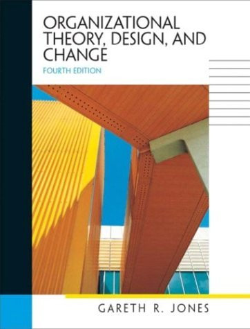 Organizational Theory Design And Change