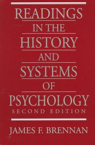 Readings In The History And Systems Of Psychology