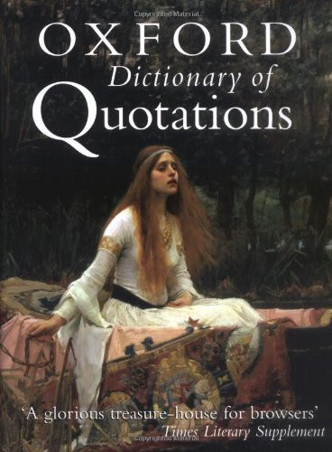 Oxford Dictionary Of Quotations