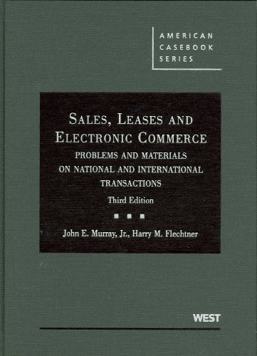 Sales Leases And Electronic Commerce