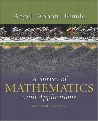 Survey Of Mathematics With Applications