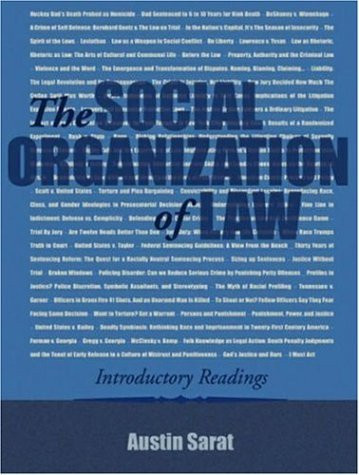 Social Organization Of Law