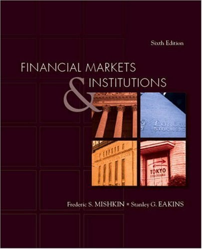 Financial Markets And Institutions