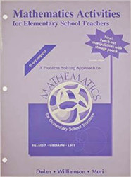 Mathematics Activities For Elementary School Teachers