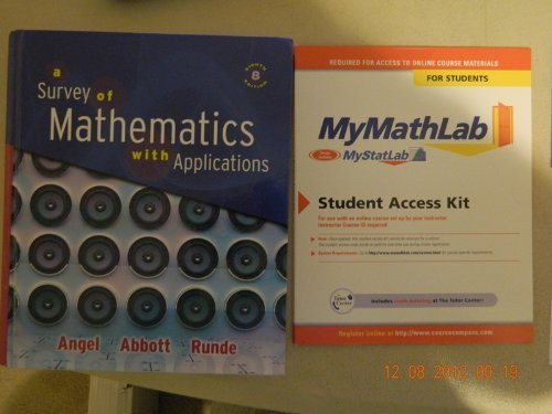 Survey Of Mathematics With Applications Student Starter Kit