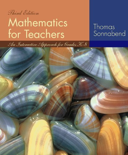 Mathematics For Teachers