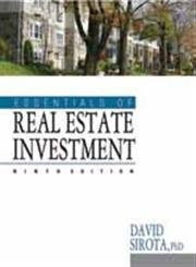 Essentials Of Real Estate Investment