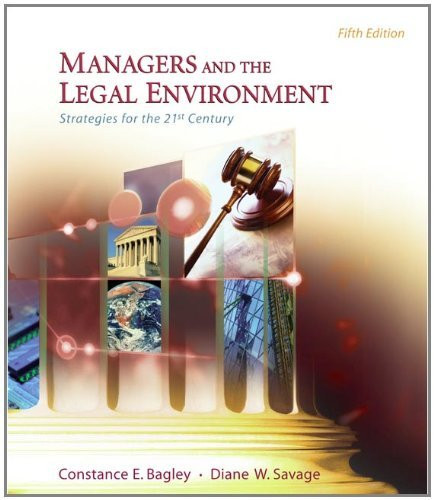 Managers And The Legal Environment