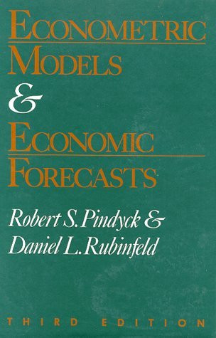 Econometric Models And Economic Forecasts