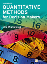 Quantitative Methods for Decision Makers with MathXL