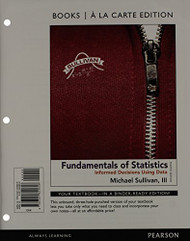 Fundamentals Of Statistics  by Sullivan