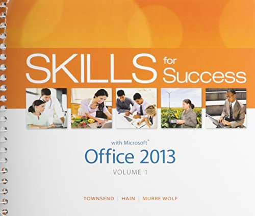 Skills For Success With Office 2013 A - Access Card - For Skills For Success