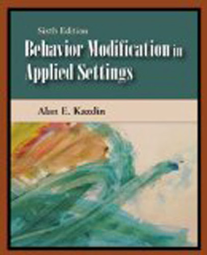 Behavior Modification In Applied Settings
