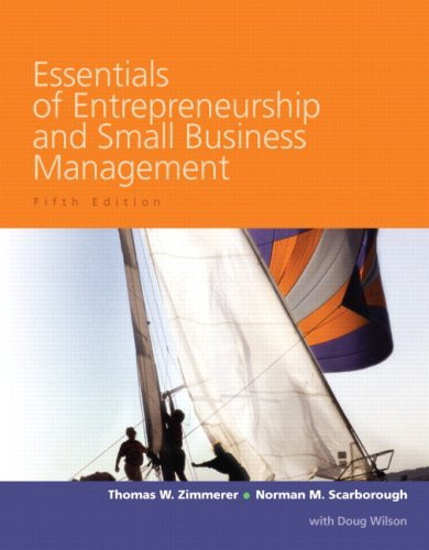 Essentials Of Entrepreneurship And Small Business Management