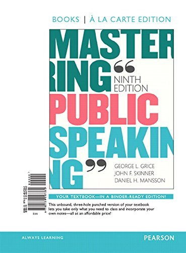 Mastering Public Speaking