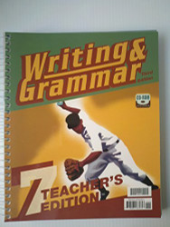 Writing And Grammar Grade 7 by Kelly Clepper