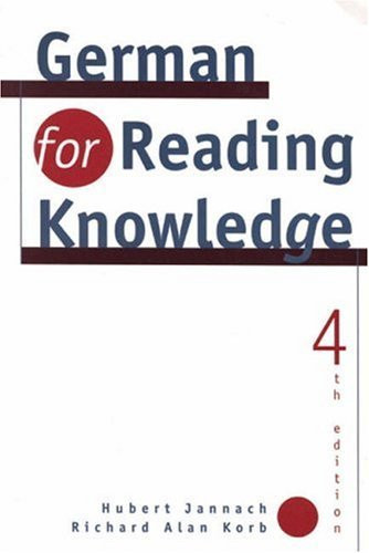 Jannach's German For Reading Knowledge