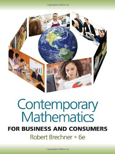 Contemporary Mathematics For Business And Consumers