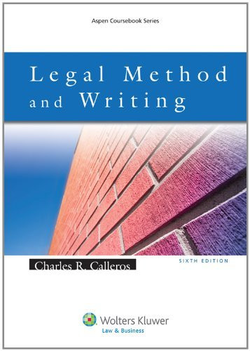 Legal Method And Writing