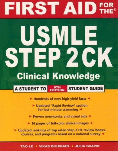 First Aid For The Usmle Step 2 Ck