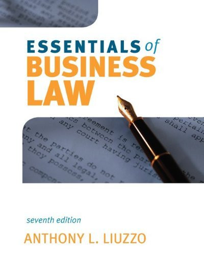 Essentials Of Business Law