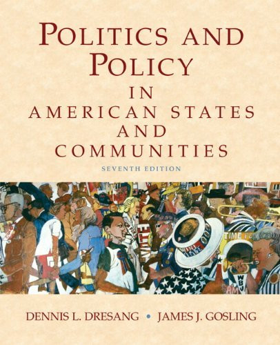 Politics And Policy In American States And Communities