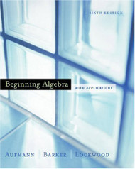 Beginning Algebra With Applications