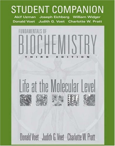 Student Companion To Accompany Fundamentals Of Biochemistry