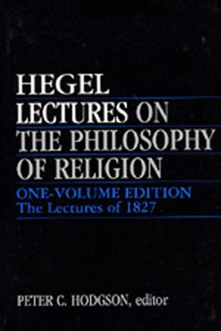 Lectures On The Philosophy Of Religion