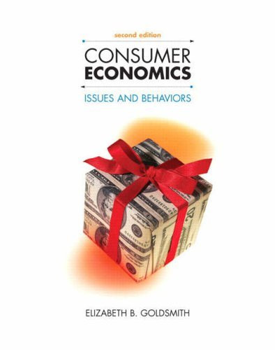 Consumer Economics Issues And Behaviors