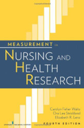 Measurement In Nursing And Health Research