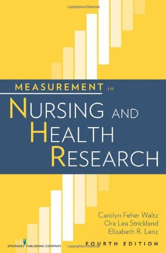 Measurement In Nursing And Health Research