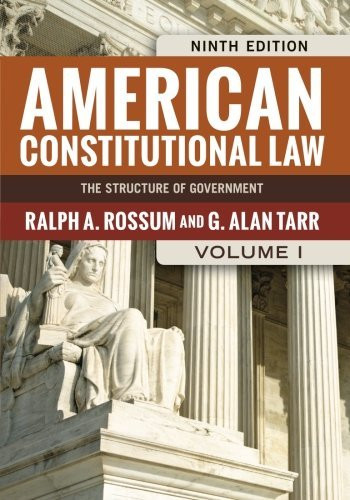 American Constitutional Law Volume 1