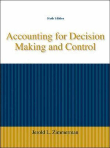Accounting For Decision Making And Control