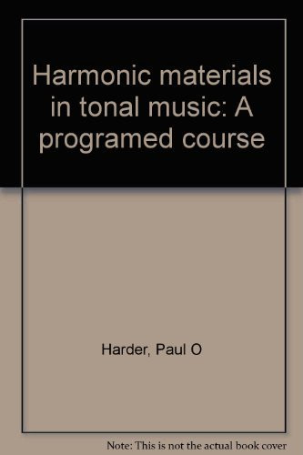 Harmonic Materials In Tonal Music