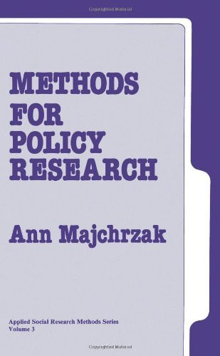 Methods For Policy Research