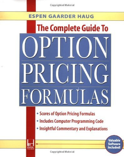 Complete Guide To Option Pricing Formulas