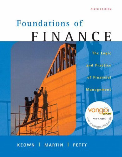 Foundations Of Finance