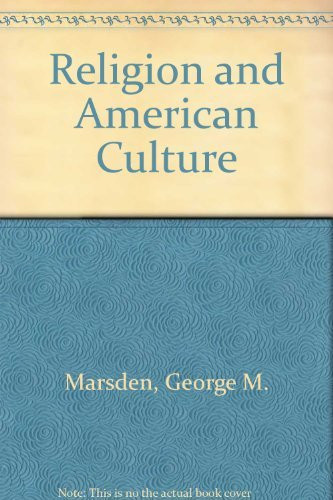 Religion And American Culture