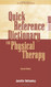 Quick Reference Dictionary For Physical Therapy