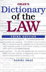 Oran's Dictionary Of The Law