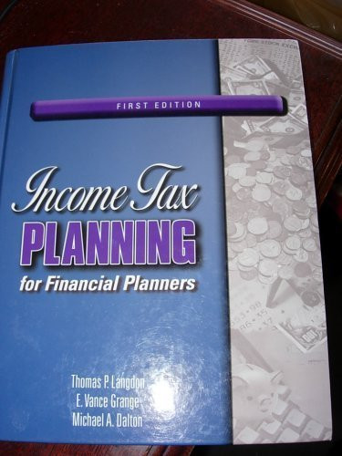Income Tax Planning For Financial Planners