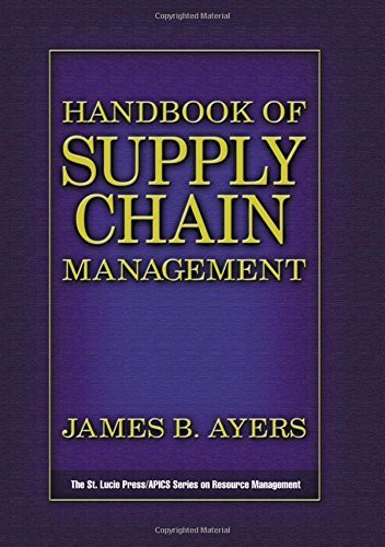 Handbook Of Supply Chain Management