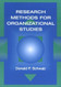 Research Methods For Organizational Studies