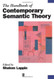 Handbook Of Contemporary Semantic Theory