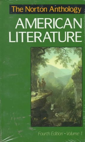 Norton Anthology Of American Literature Volume 1